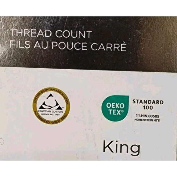 Hotel Royal Living King Navy Blue Sheet Set x6 1200 Thread Count Egyptian Cotton - Picture 7 of 8